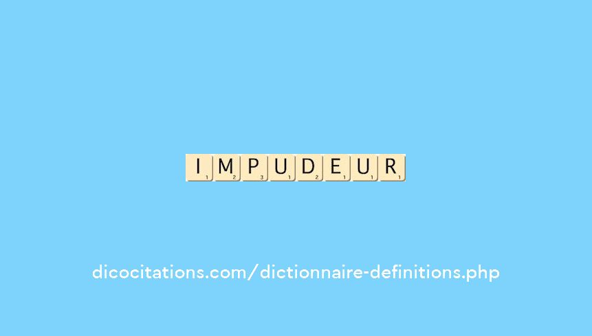 impudeur