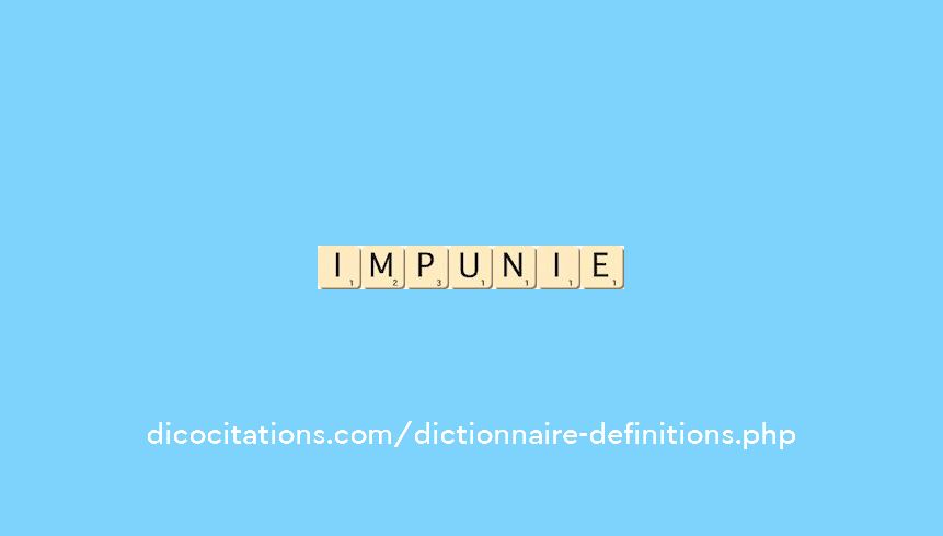 impunie impunie