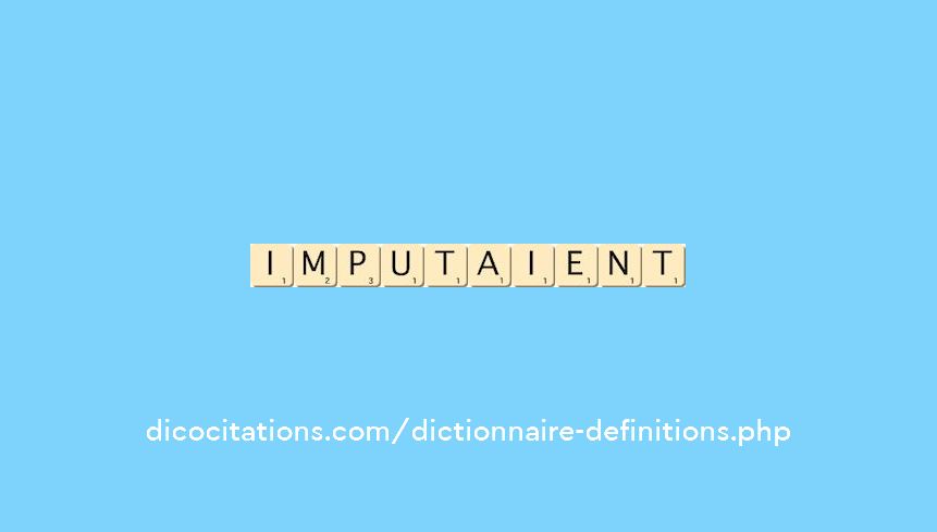 imputaient imputaient