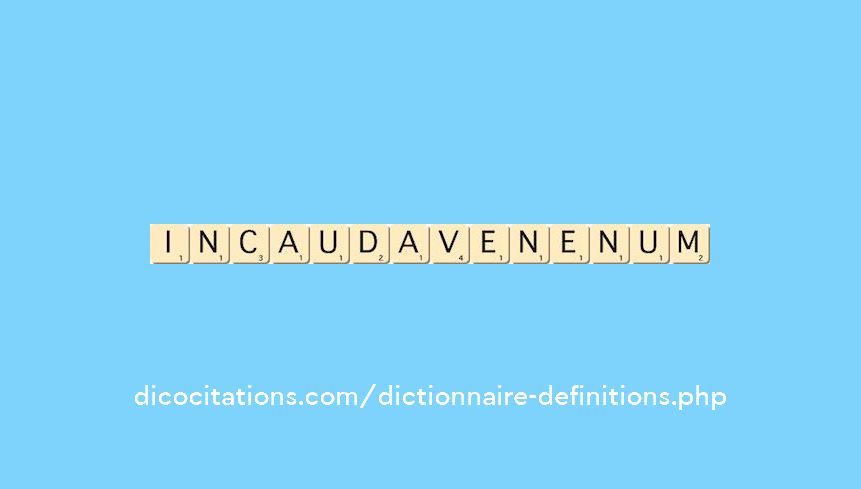 in-cauda-venenum