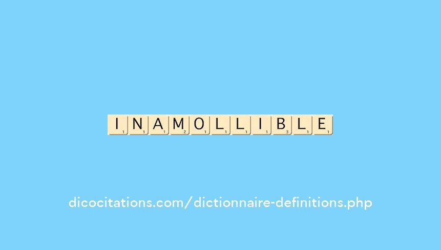inamollible
