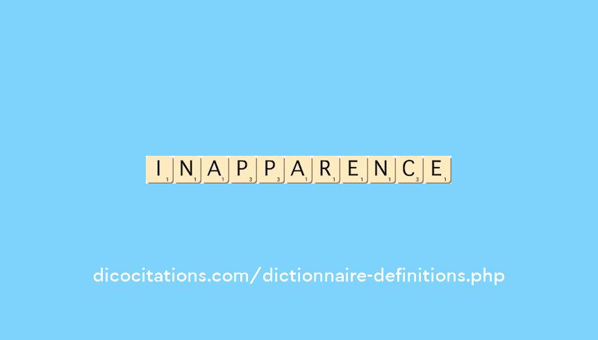inapparence