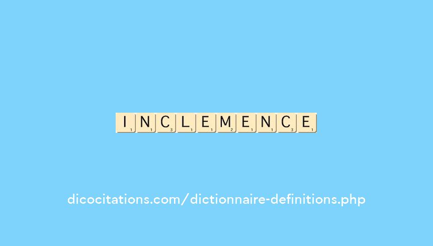 inclemence