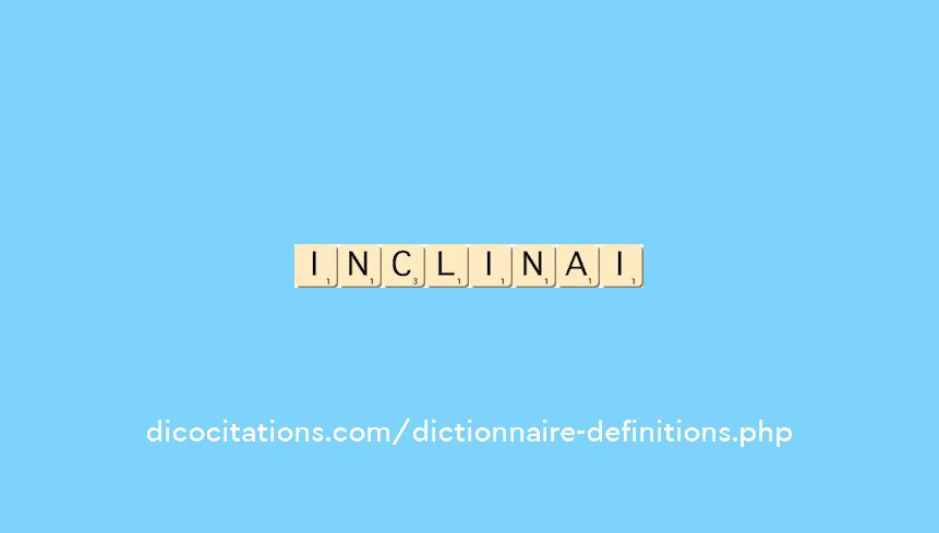 inclinai