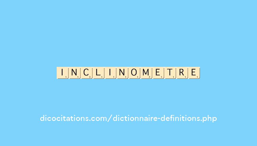 inclinometre inclinometre