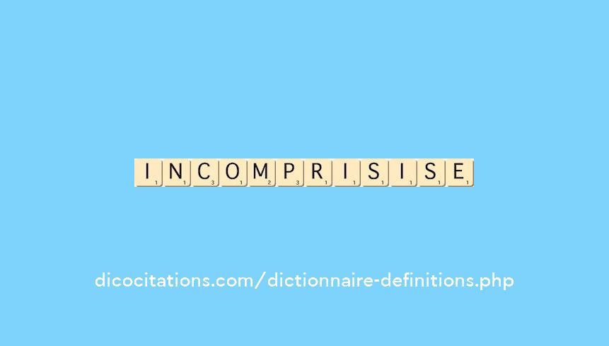 incompris--ise