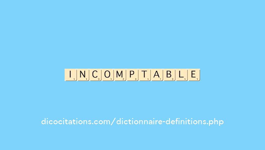 incomptable