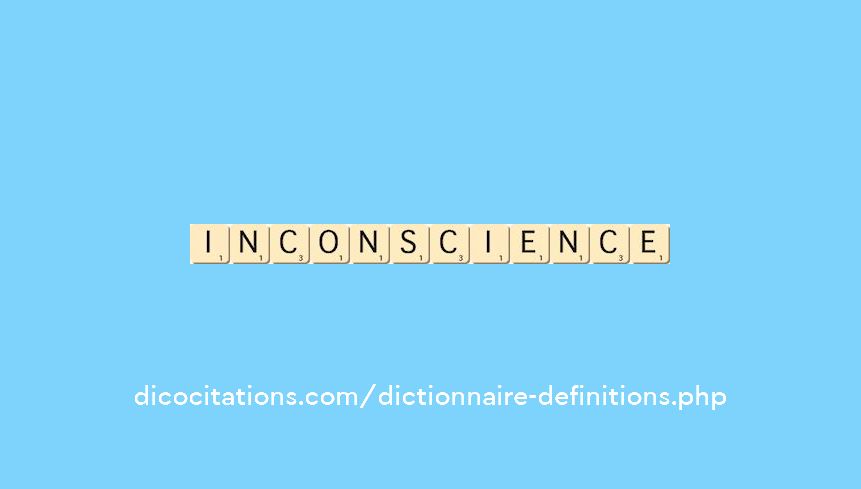 inconscience inconscience