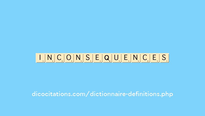 inconsequences inconsequences