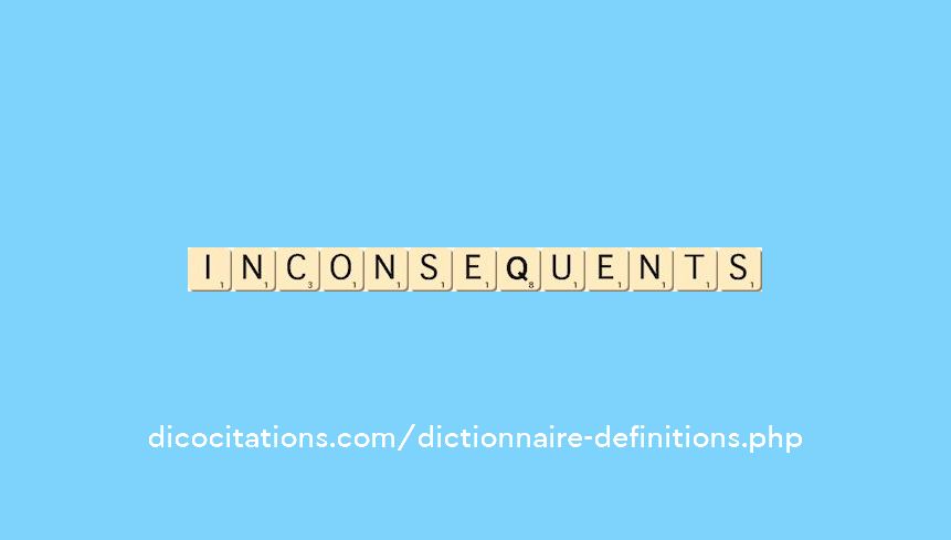 inconsequents inconsequents
