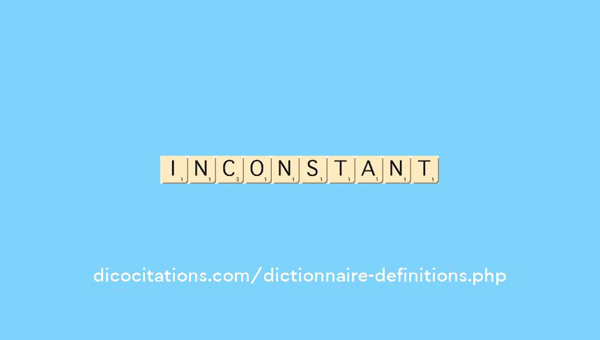 inconstant inconstant