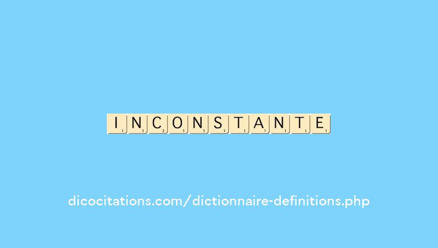 inconstante inconstante