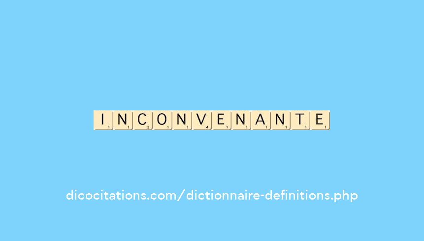 inconvenante