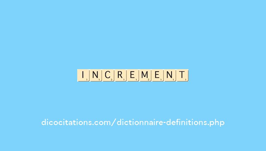 increment