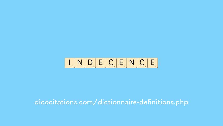 indecence