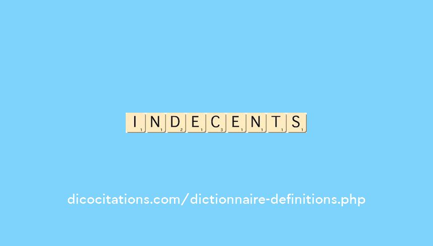 indecents indecents