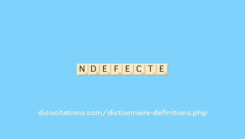 indefectible indefectible