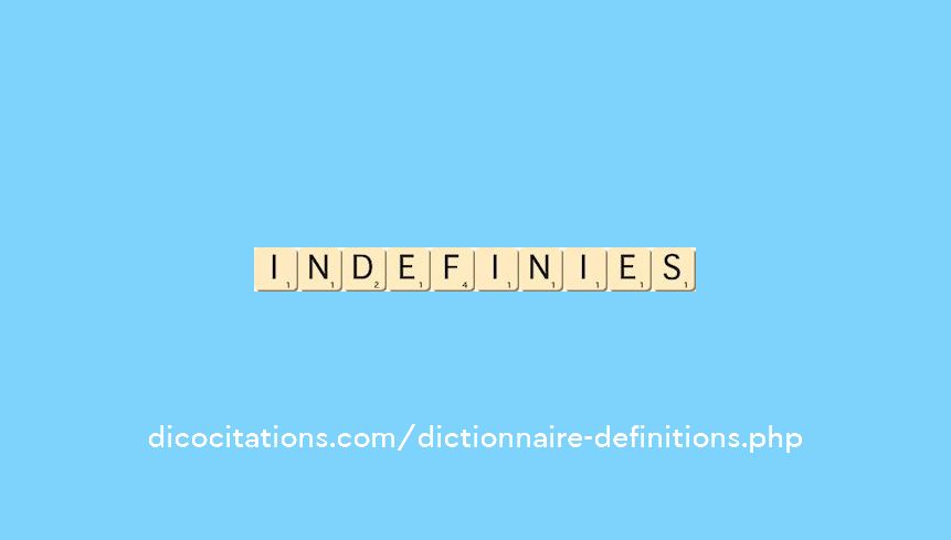 indefinies