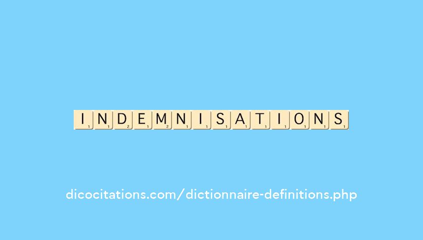 indemnisations