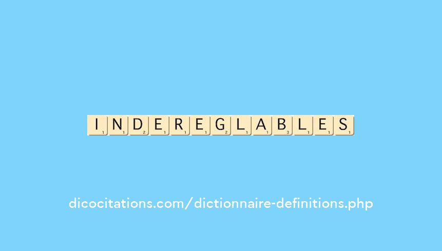 indereglables indereglables
