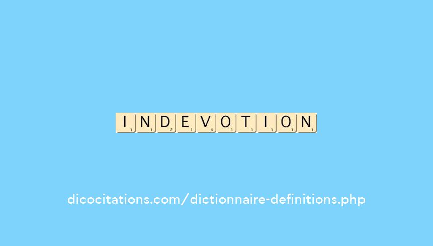 indevotion
