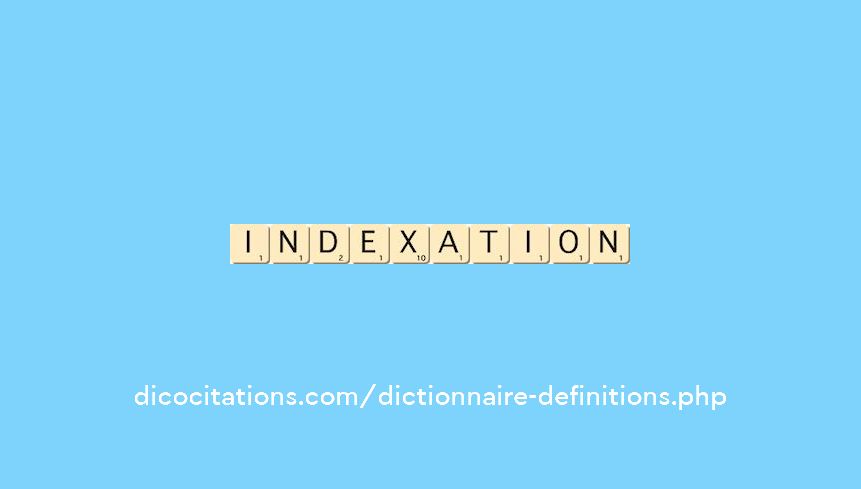 indexation