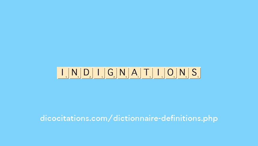 indignations