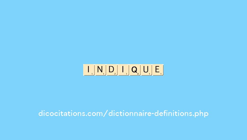 indique indique