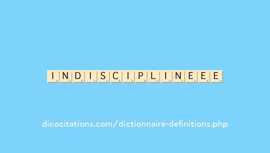 indiscipline--ee