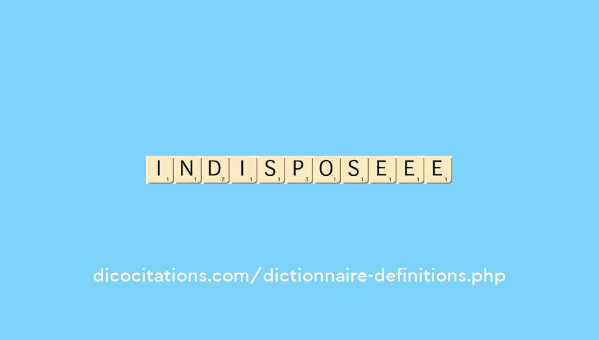 indispose--ee