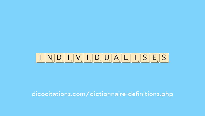 individualises