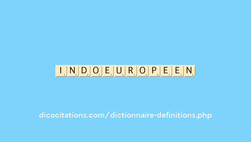 indo-europeen
