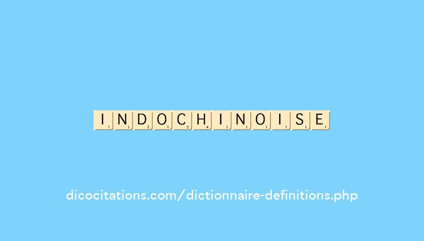 indochinoise indochinoise