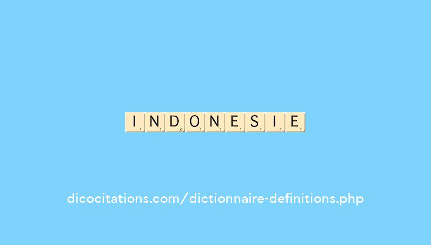 indonesie indonesie