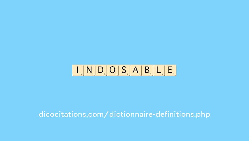indosable