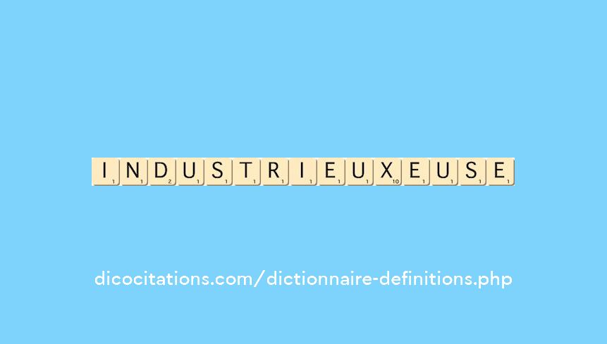industrieux--euse