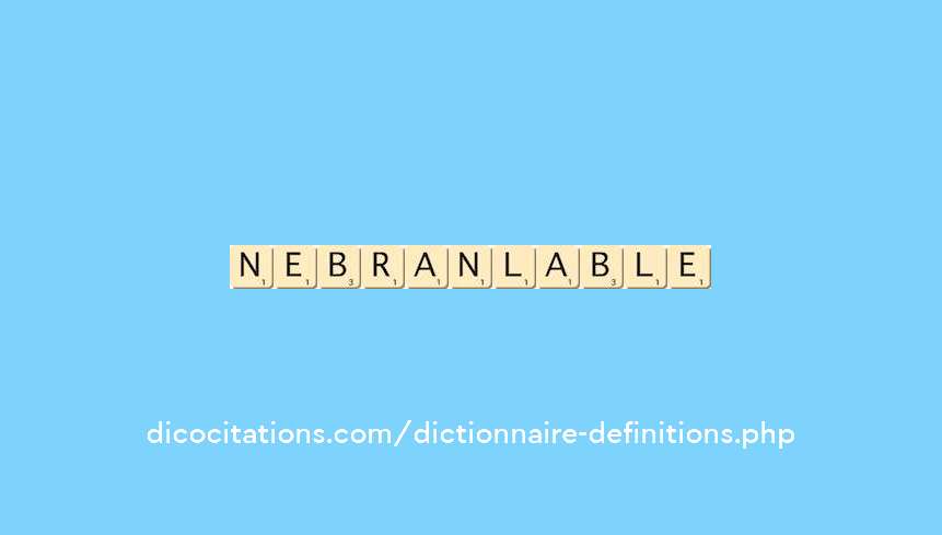inebranlable