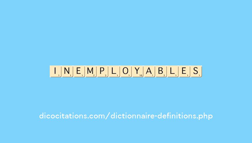 inemployables