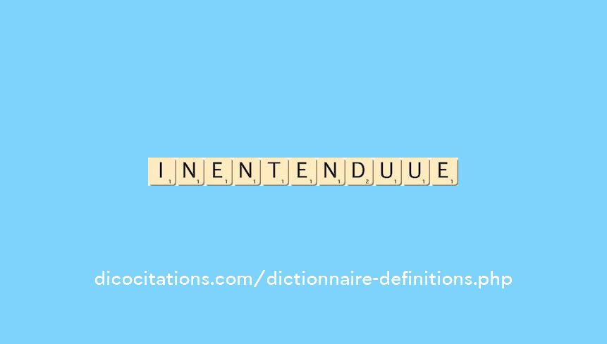 inentendu--ue