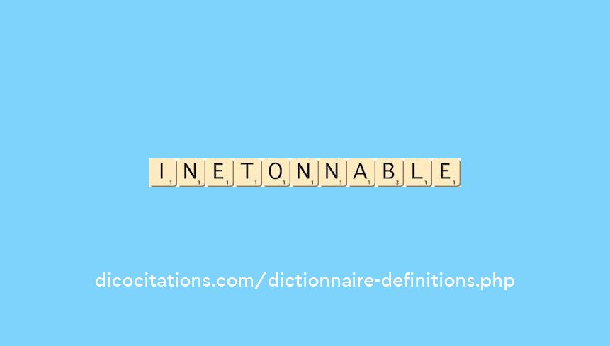 inetonnable