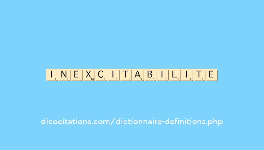 inexcitabilite