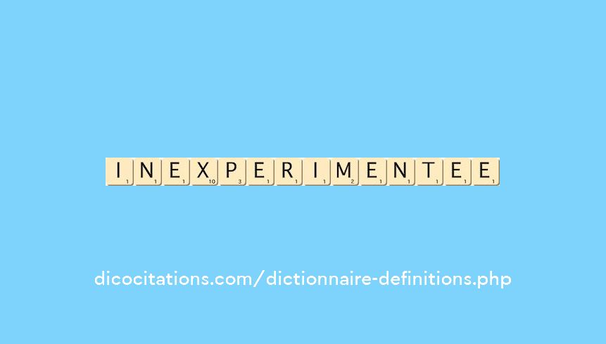 inexperimentee inexperimentee