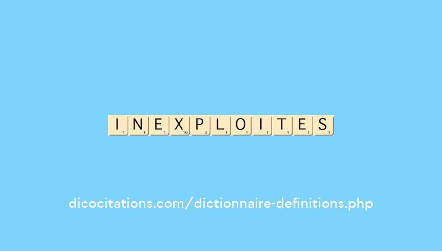 inexploites