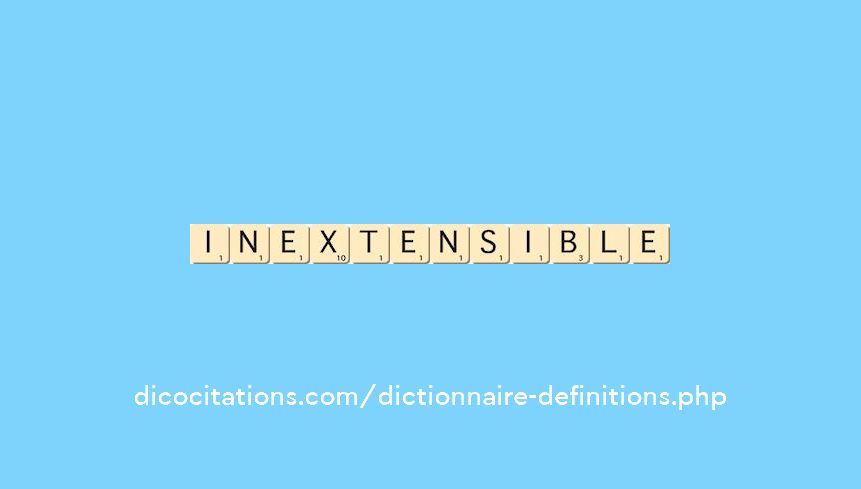 inextensible