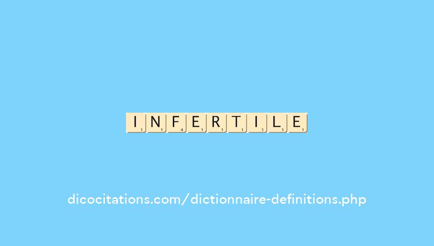 infertile