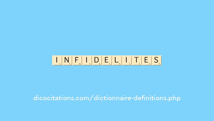 infidelites