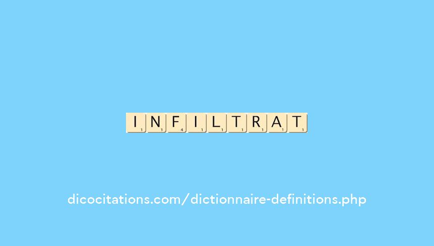 infiltrat infiltrat