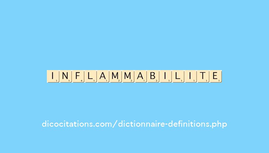 inflammabilite