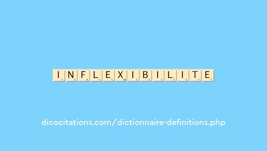 inflexibilite