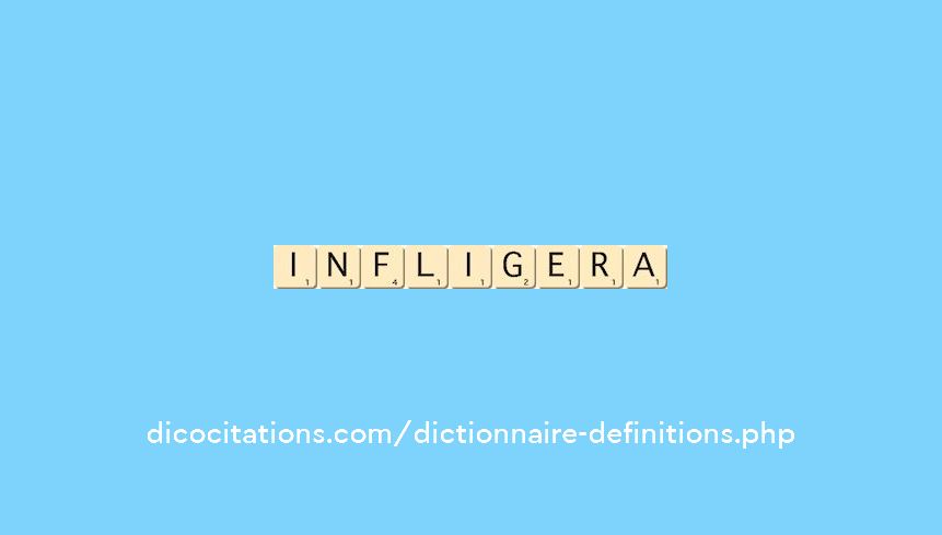 infligera infligera